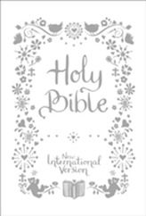  NIV Tiny White Christening Bible