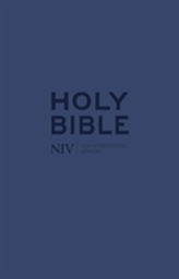  NIV Tiny Navy Soft-tone Bible with Zip