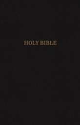  KJV, Thinline Reference Bible, Bonded Leather, Black, Red Letter Edition, Comfort Print