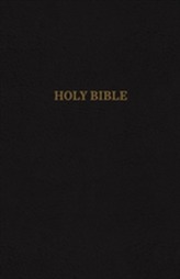  KJV, Reference Bible, Personal Size Giant Print, Bonded Leather, Black, Red Letter Edition, Comfort Print