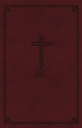  KJV, Reference Bible, Personal Size Giant Print, Imitation Leather, Burgundy, Red Letter Edition, Comfort Print