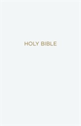  NKJV, Gift and Award Bible, Leather-Look, White, Red Letter Edition, Comfort Print