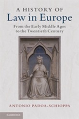 A History of Law in Europe