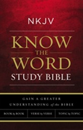  NKJV, Know The Word Study Bible, Hardcover, Red Letter Edition