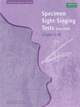  Specimen Sight-Singing Tests, Grades 6-8
