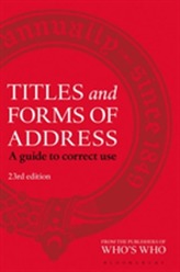  Titles and Forms of Address