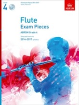  Flute Exam Pieces 2014-2017, Grade 4 Score, Part & CD