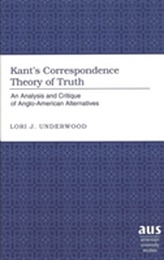  Kant's Correspondence Theory of Truth