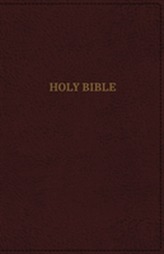  KJV, Deluxe Thinline Reference Bible, Imitation Leather, Burgundy, Indexed, Red Letter Edition, Comfort Print