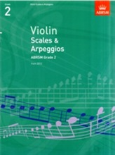  Violin Scales & Arpeggios, ABRSM Grade 2