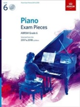  Piano Exam Pieces 2017 & 2018, ABRSM Grade 6, with CD
