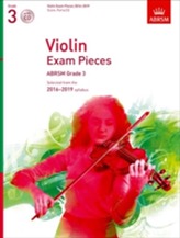  Violin Exam Pieces 2016-2019, ABRSM Grade 3, Score, Part & CD