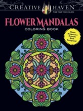  Creative Haven Flower Mandalas Coloring Book