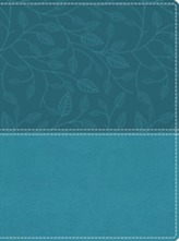 NKJV, Beautiful Word Bible, Large Print, Leathersoft, Blue, Red Letter Edition