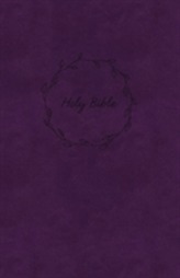  NKJV, Value Thinline Bible, Large Print, Imitation Leather, Purple, Red Letter Edition, Comfort Print