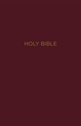  NKJV, Gift and Award Bible, Leather-Look, Burgundy, Red Letter Edition, Comfort Print