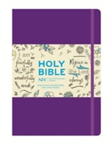  NIV Purple Single-Column Journalling Bible