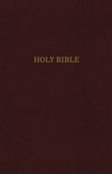 KJV, Reference Bible, Personal Size Giant Print, Bonded Leather, Burgundy, Red Letter Edition, Comfort Print