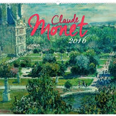 Kalendář nástěnný 2016 - Claude Monet,  48 x 46 cm