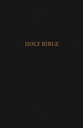  KJV, Thinline Reference Bible, Bonded Leather, Black, Indexed, Red Letter Edition, Comfort Print