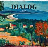 Kalendář nástěnný 2016 - Dialog - Krajiny v českém umění,  48 x 46 cm