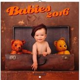 Kalendář nástěnný 2016 - Babies - Věra Zlevorová, poznámkový  30 x 30 cm