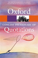  Concise Oxford Dictionary of Quotations