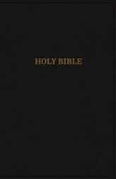  KJV, Deluxe Thinline Reference Bible, Imitation Leather, Black, Red Letter Edition, Comfort Print