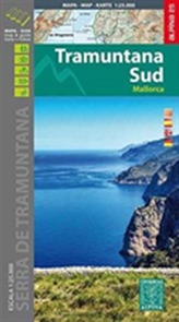  Mallorca -Tramuntana Sud map and hiking guide