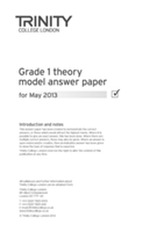  Theory Model Answer Paper Grade 1