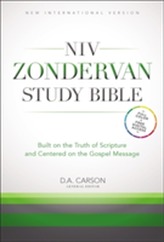  NIV Study Bible Burgundy Bonded Leather