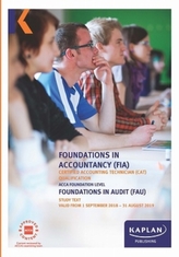  FAU - FOUNDATION IN AUDIT (INT/UK) - STUDY TEXT