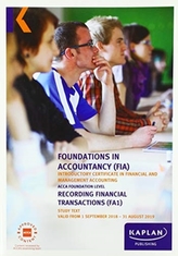  FA1 - RECORDING FINANCIAL TRANSACTIONS - STUDY TEXT