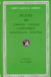  Timaeus Critias Cleitophon Menexenus Epistles
