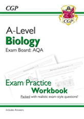 New A-Level Biology for 2018: AQA Year 1 & 2 Exam Practice Workbook - includes Answers