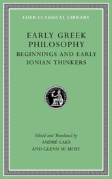  Early Greek Philosophy, Volume I