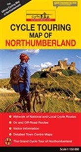  Cycle Touring Map of Northumberland - Official