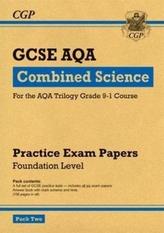  New Grade 9-1 GCSE Combined Science AQA Practice Papers: Foundation Pack 2