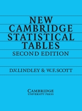  New Cambridge Statistical Tables