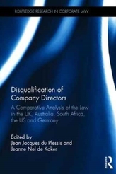  Disqualification of Company Directors