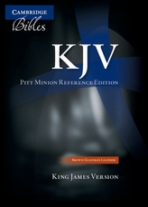  KJV Pitt Minion Reference Edition KJ446:X brown goatskin