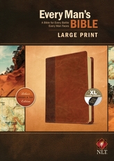  Every Man's Bible NLT, Large Print, TuTone