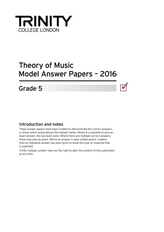  Theory of Music Model Answer Papers 2016 - Grade 5
