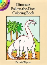  Dinosaur Follow-the-dots Coloring Book