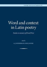  Word and Context in Latin Poetry