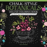 Chalk Style Botanicals Deluxe Coloring Book