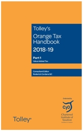  Tolley's Orange Tax Handbook 2018-19
