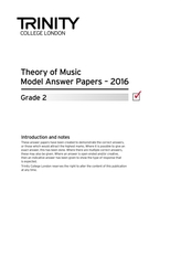  Theory of Music Model Answer Papers 2016 - Grade 2
