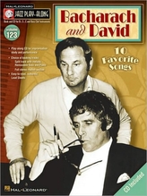  Bacharach And David Jazz Play Along Volume 123 Book/CD