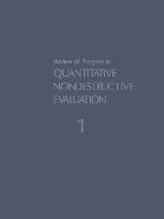  Review of Progress in Quantitative Nondestructive Evaluation
